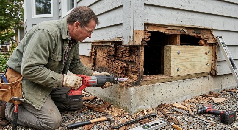 Rotted Timber Repair Service