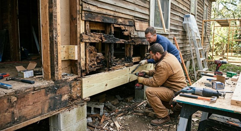 Structural Rot Repair in Conroe, TX