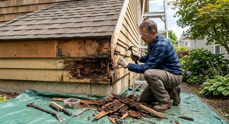 Wood Rot Removal in Conroe, TX